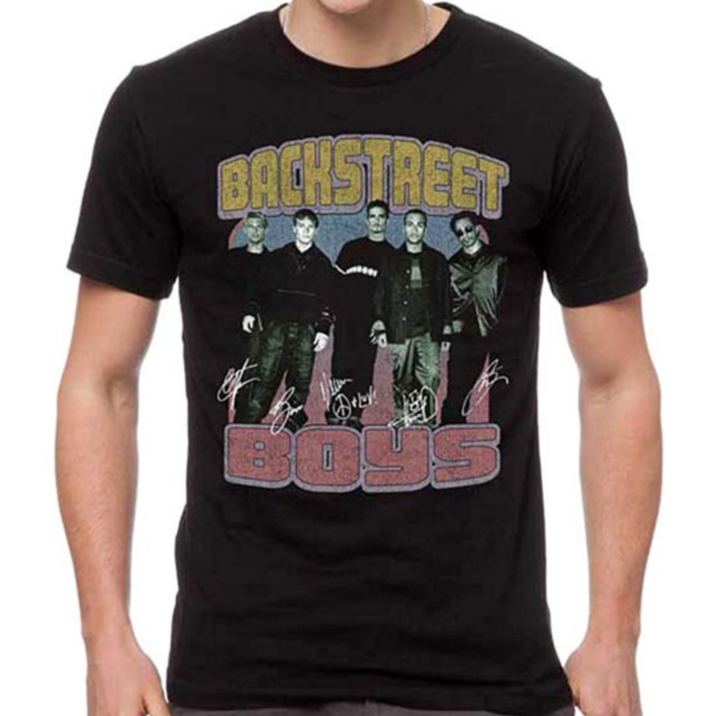 Backstreet Boys Vintage Style Distressed Graphic T-Shirt