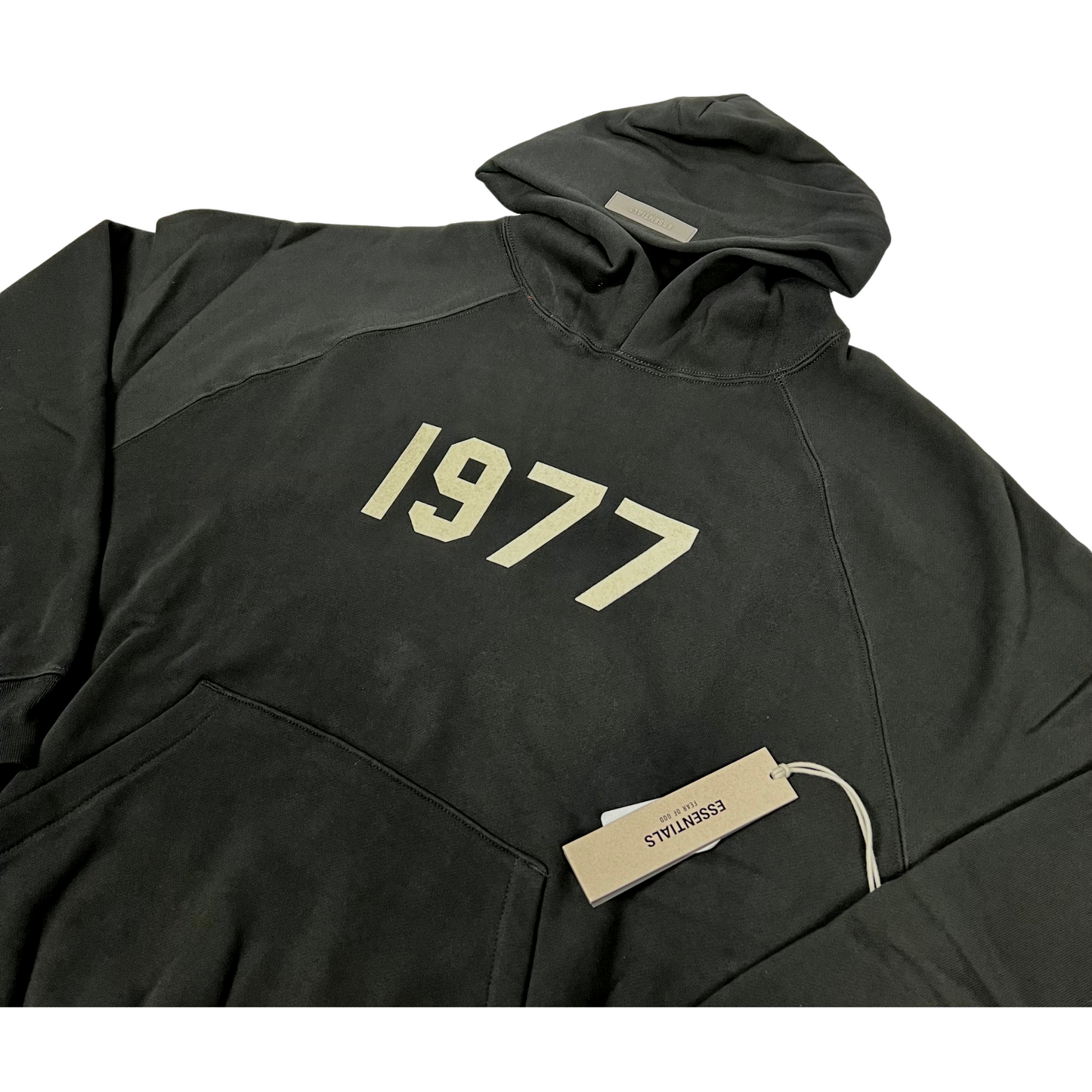 FEAR OF GOD ESSENTIALS 1977 Pullover Hoodie (Black)