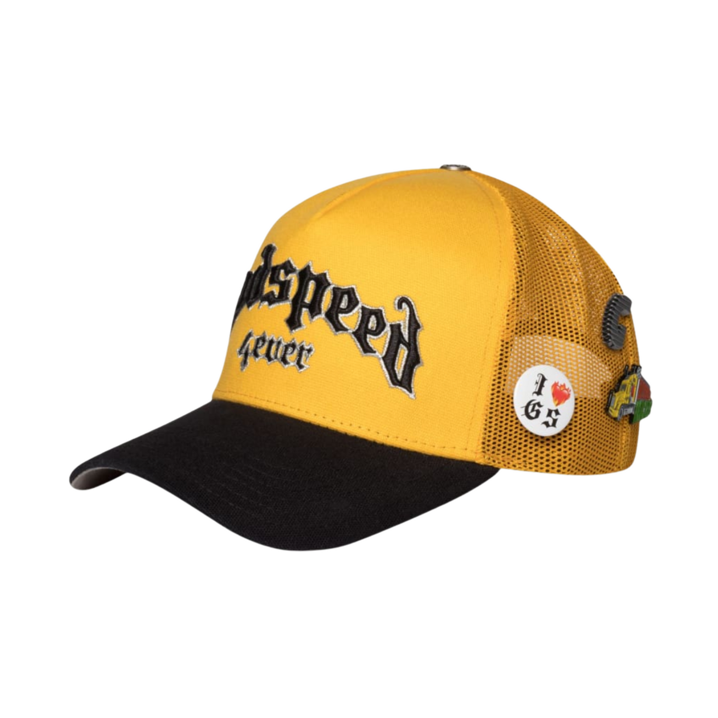 Godspeed Forever Trucker Hat (Yellow/Black)