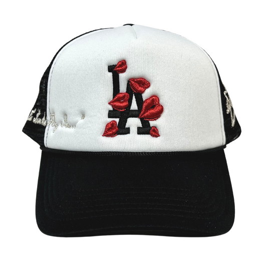 La Ropa LA Trucker Hat (Black/White)