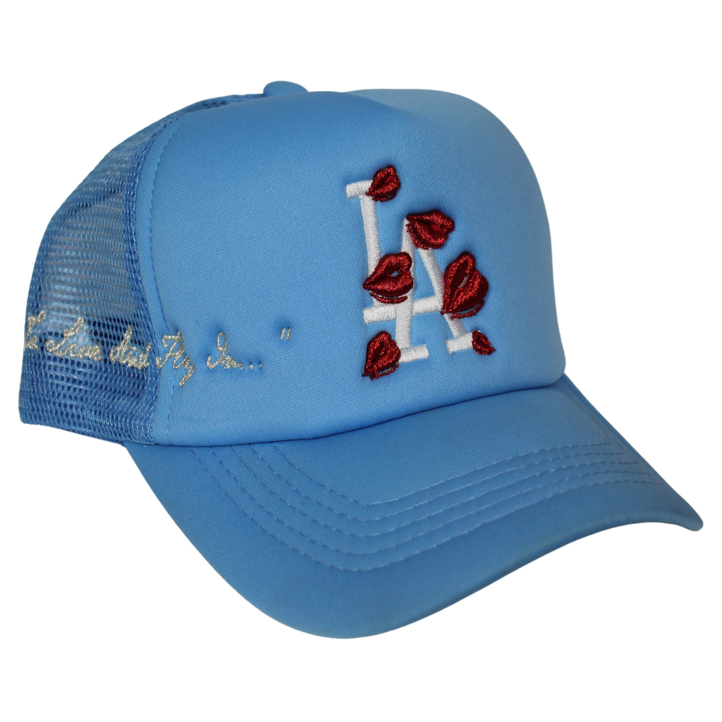 La Ropa LA Trucker Hat (Carolina Blue)