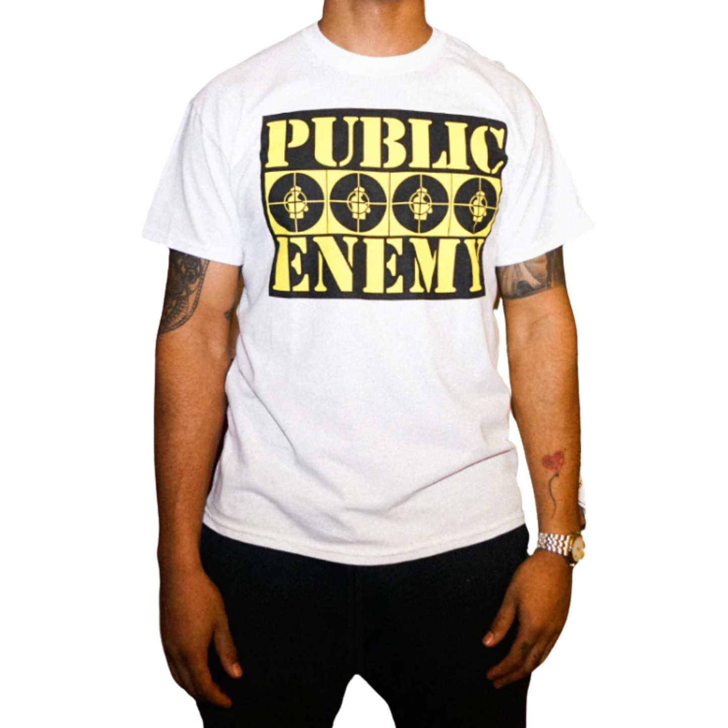 Public Enemy Vintage Style Graphic T-Shirt