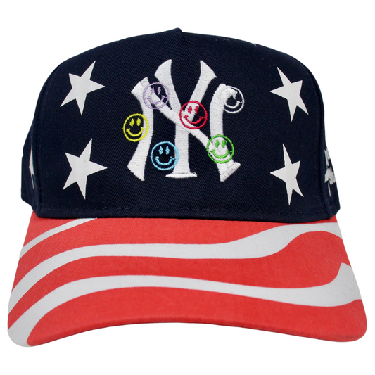 Shmeel NYC 2 Year Anniversary NY Logo Hat (American Flag)