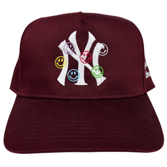 Shmeel NYC 2 Year Anniversary NY Logo Hat (Maroon)