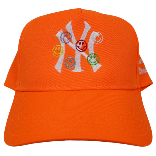 Shmeel NYC 2 Year Anniversary NY Logo Hat (Orange)