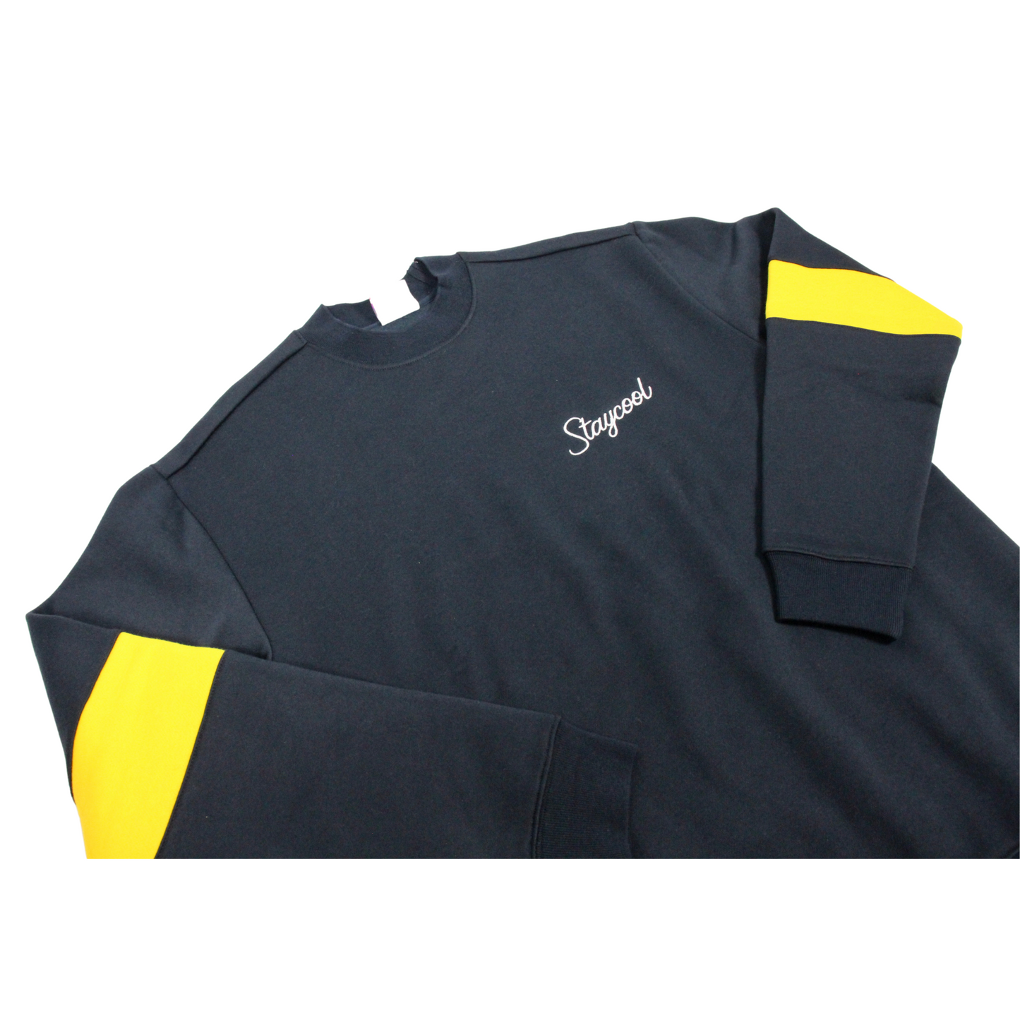 Staycoolnyc Collegiate Sweatshirt (Navy/Yellow)