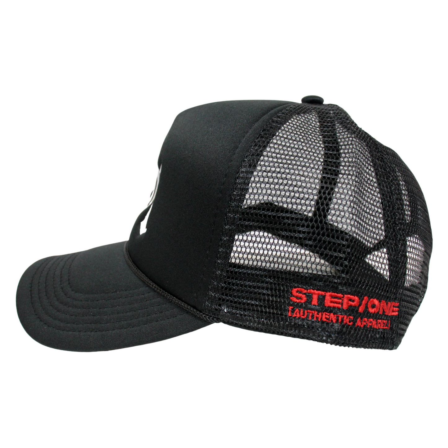 Step One Authentic Trucker Hat (Black)