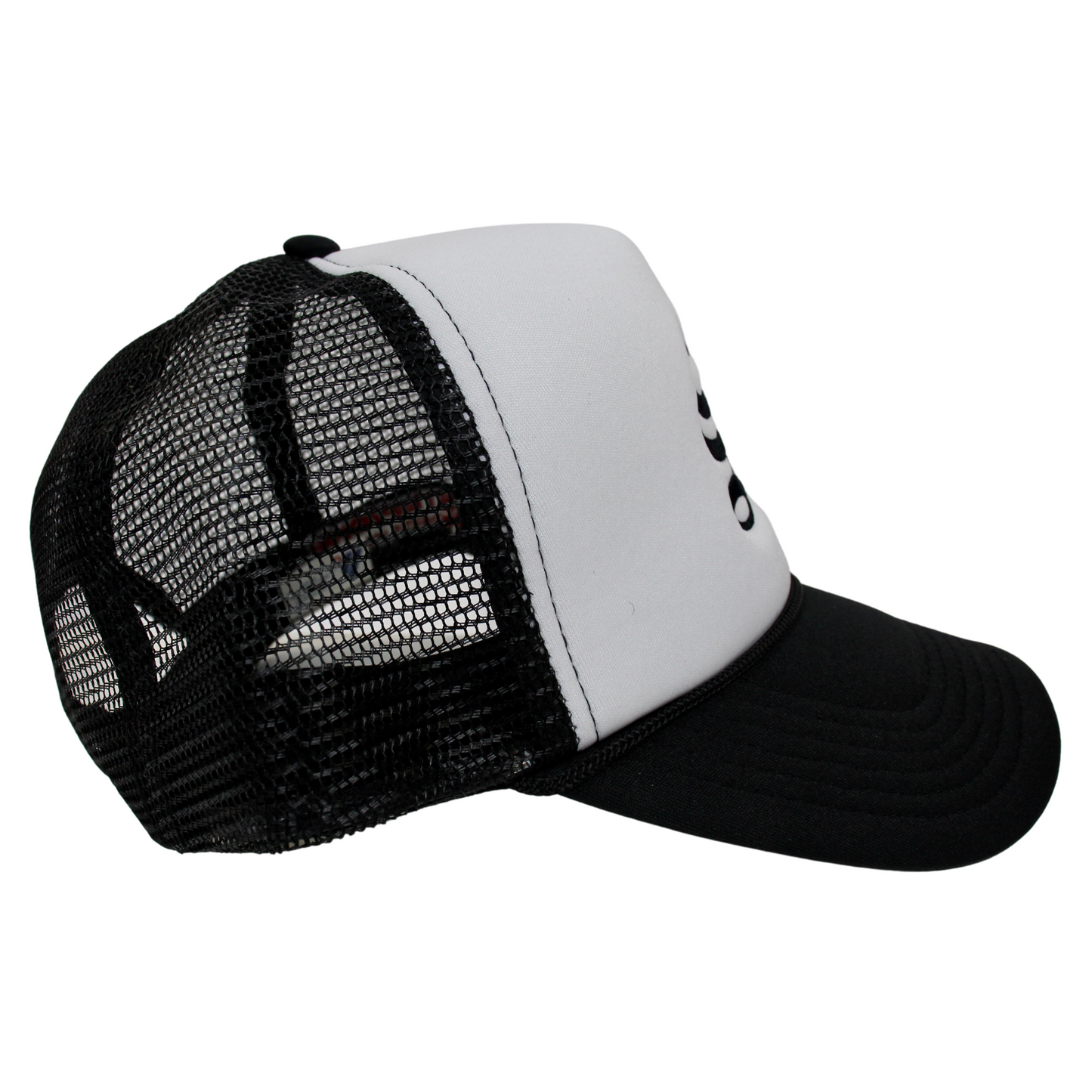 Step One Authentic Trucker Hat (Black/White)