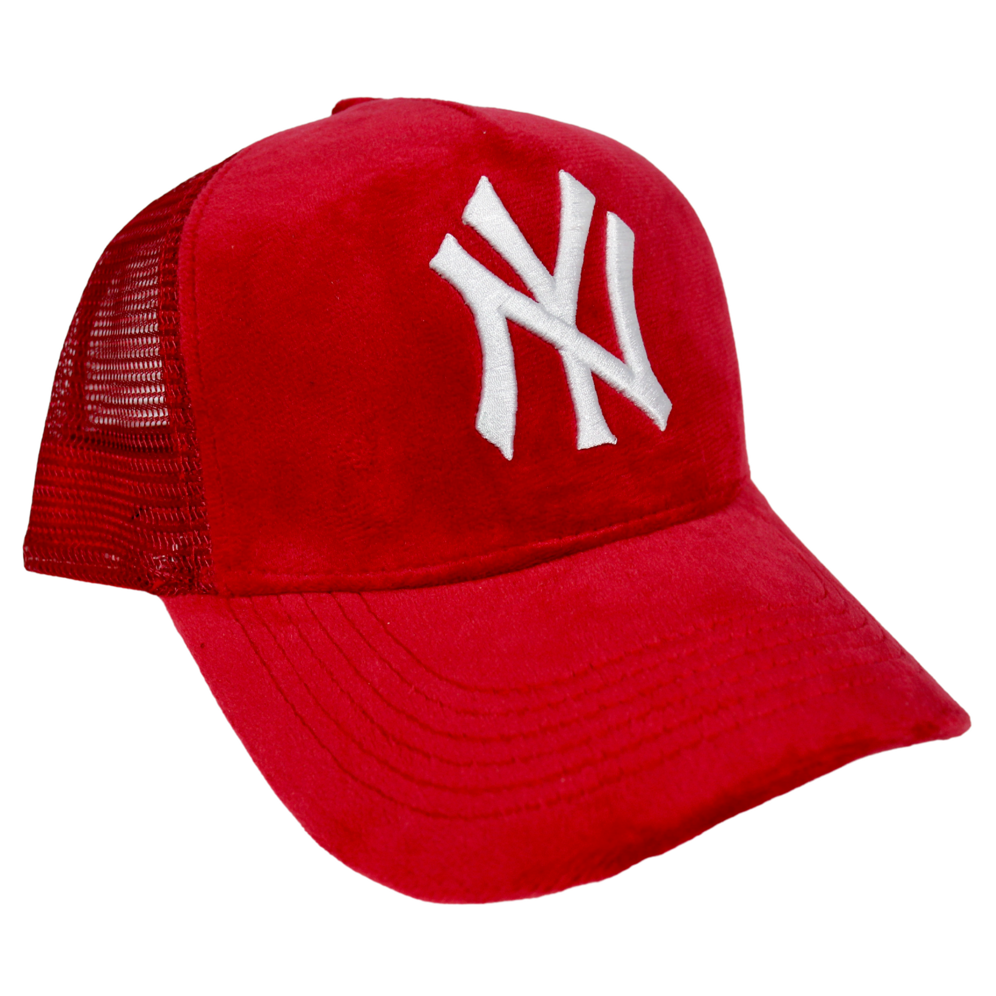 NY Red Velvet Hat — The Black Tailor